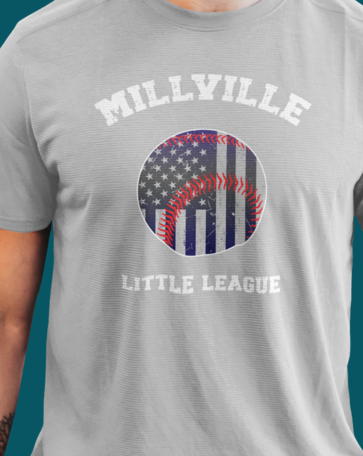 Millville Little League Active Wear Shirt Design 5