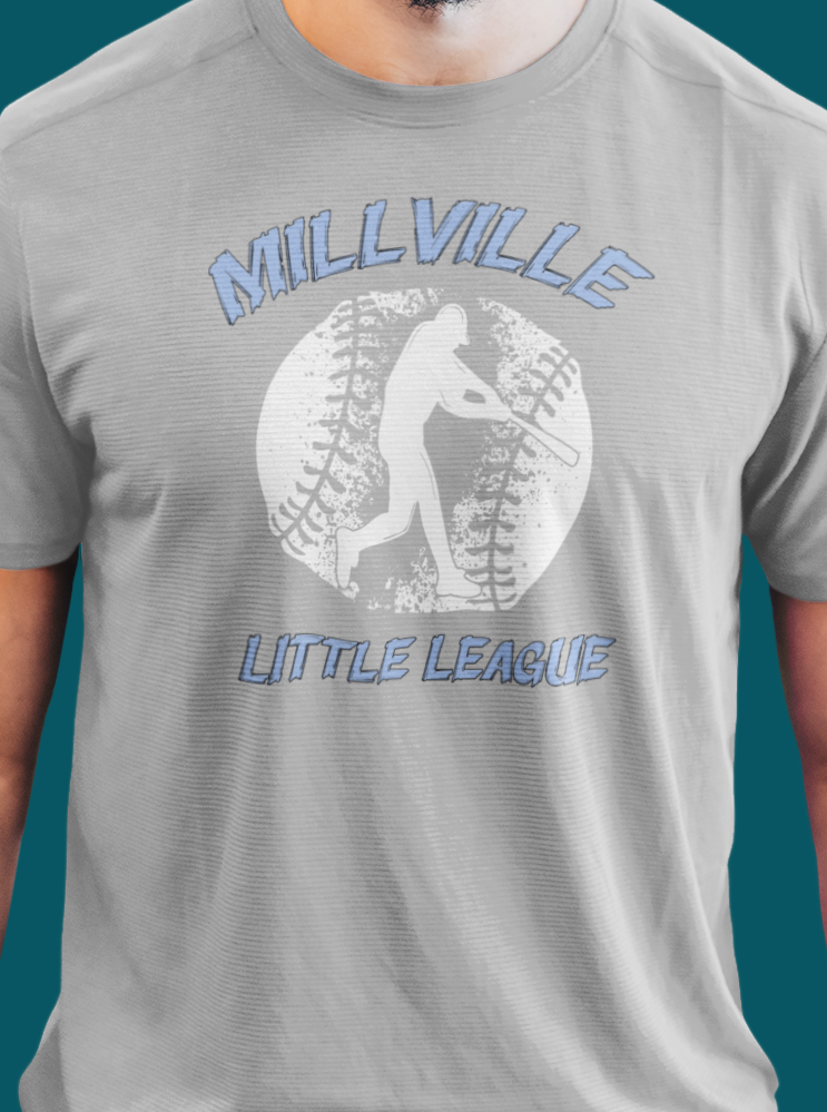 Millville Little League Active Wear Shirt Design 3