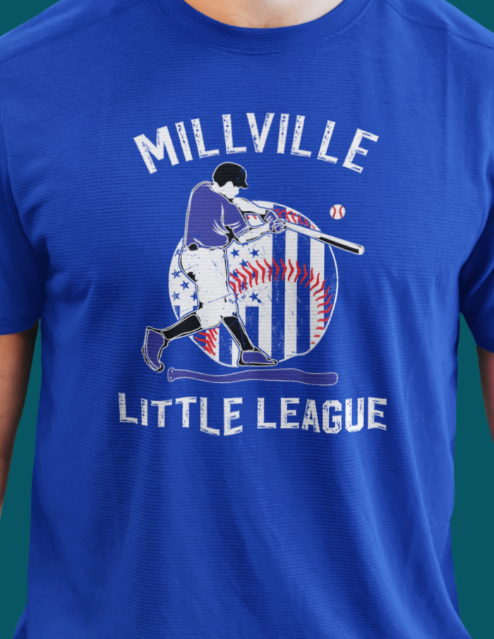 Millville Little League Active Wear Shirt Design 2