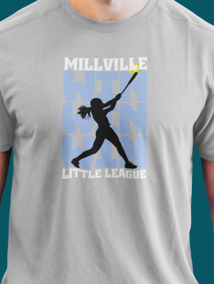 Millville Little League Active Wear Shirt Design 11