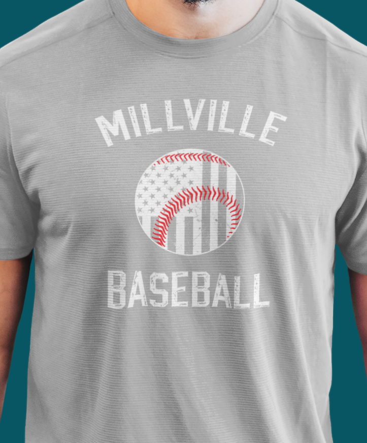 Millville Little League Active Wear Shirt Design 4