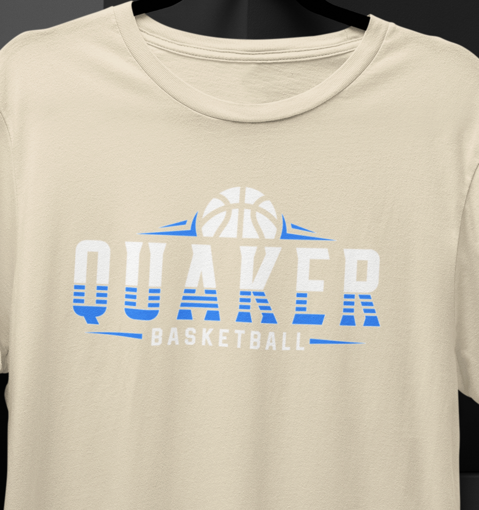 Quaker Basketball Hoop T-shirt