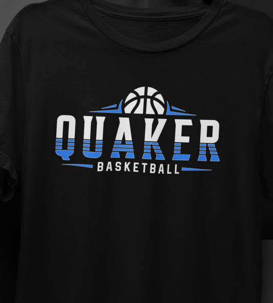 Quaker Basketball Hoop T-shirt