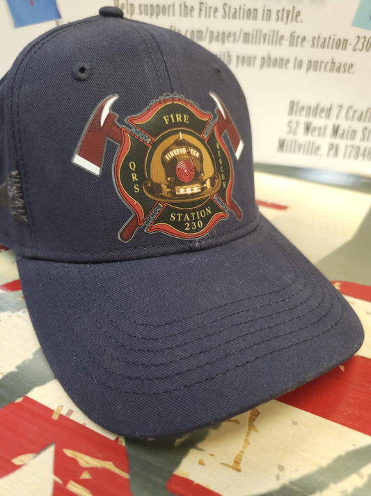 MEMBERS ONLY, Millville Station 230 Firefighter HAT