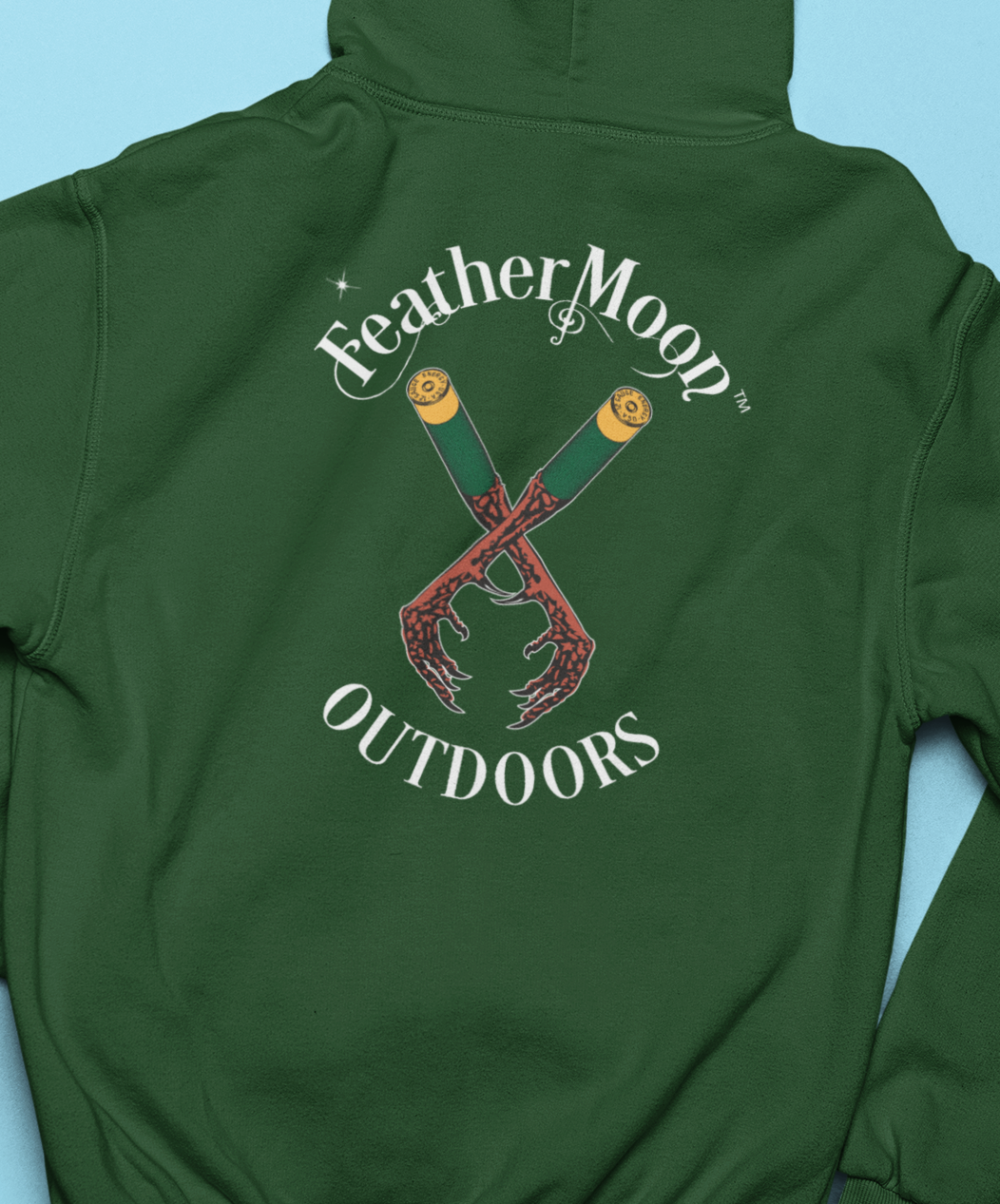 Feather Moon Full Zip Independent Hoodie Logo 2