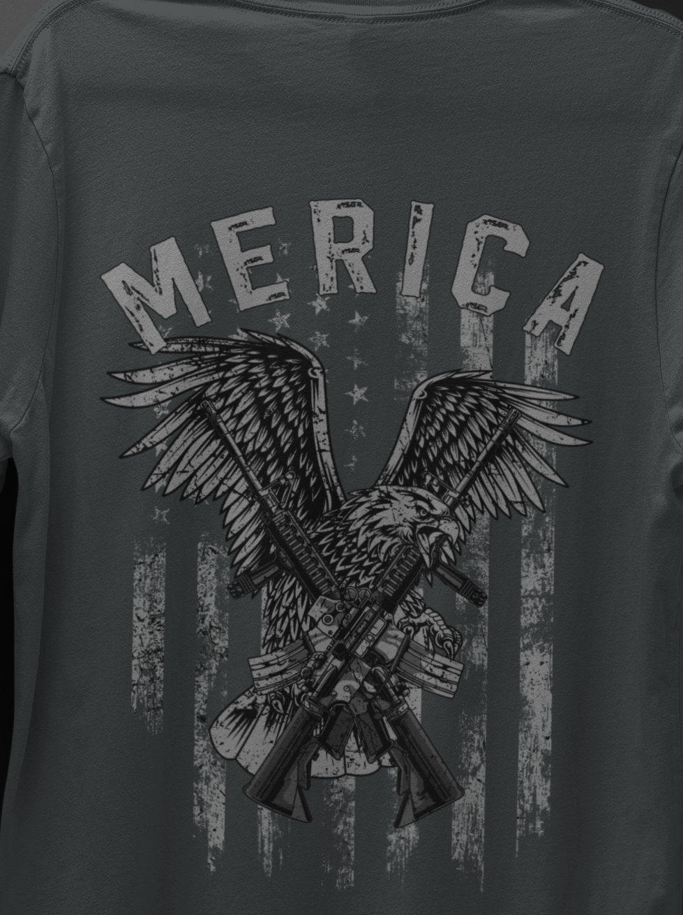 Merica Patriotic T-Shirt