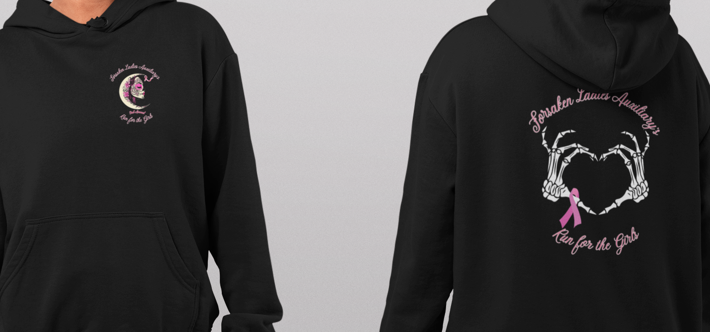 Forsaken Ladies Auxiliary Run For The Girls Hoodie