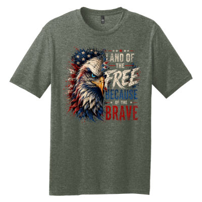 Land of the Free T-shirt District Brand DM 108