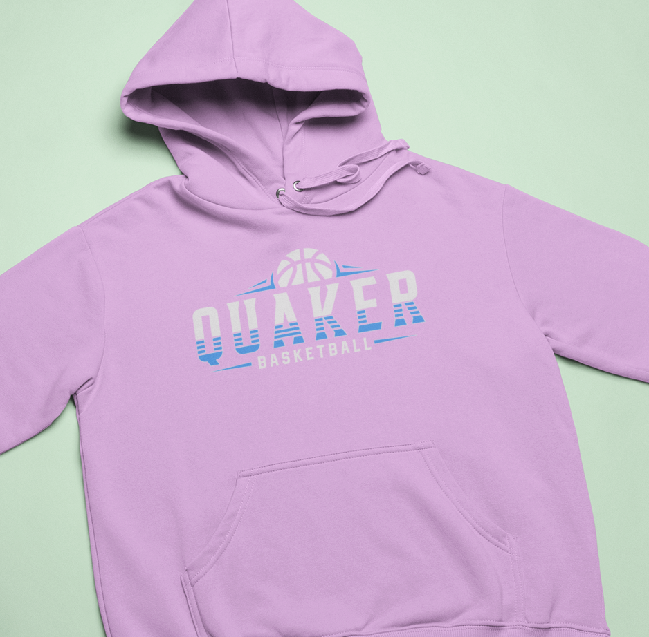 Quaker Basketball Hoodie