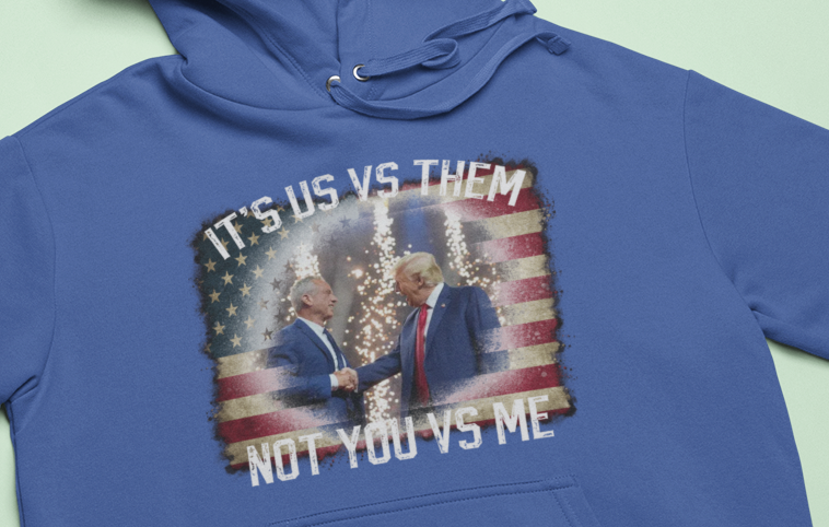 It's Us VS Them, Not You VS Me Independent Sweatshirt Hoodies