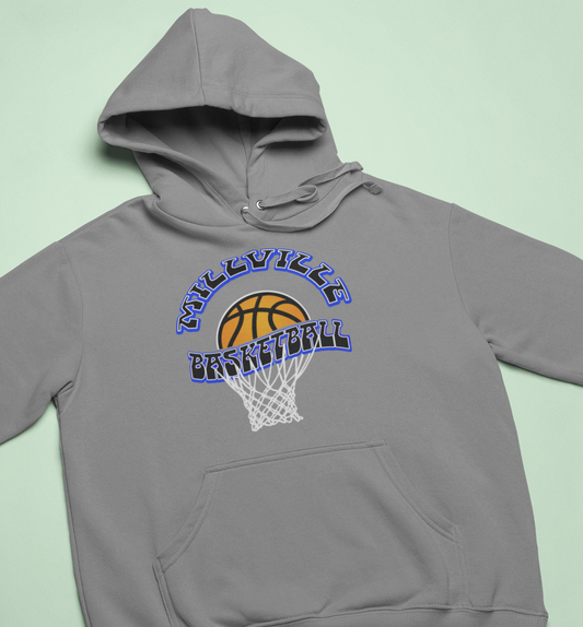 Quaker Basketball Hoops Hoodie