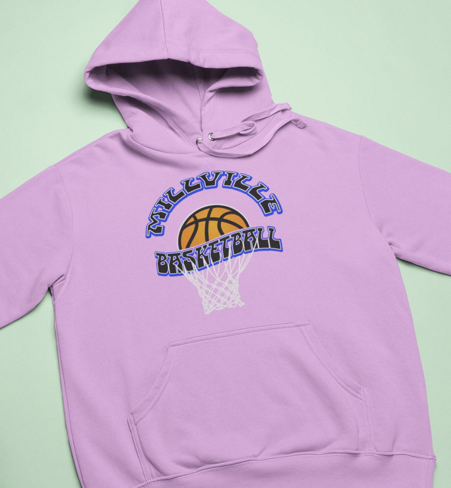 Quaker Basketball Hoops Hoodie