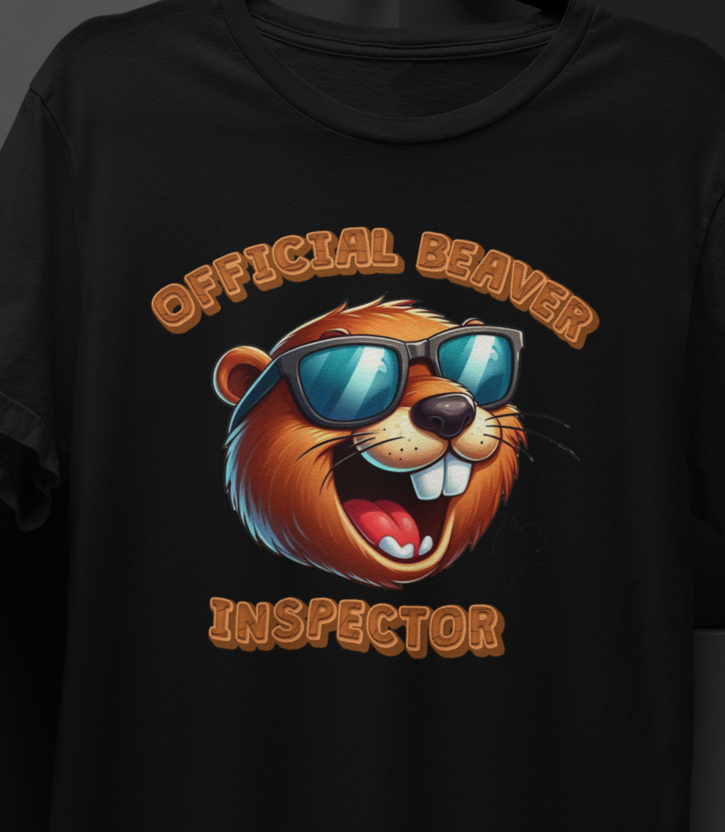 Official Beaver Inspector T-Shirt, funny