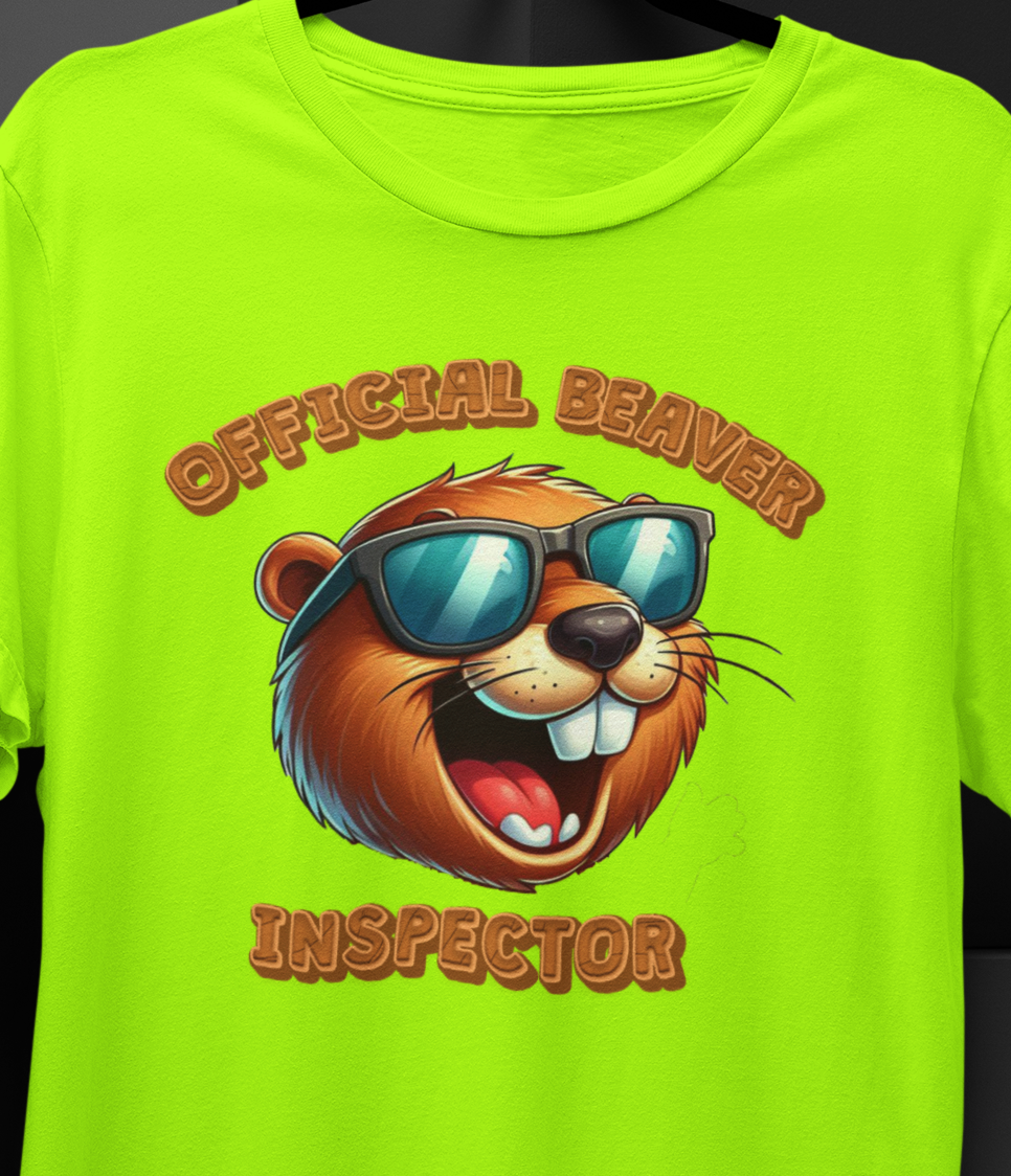 Official Beaver Inspector T-Shirt, funny