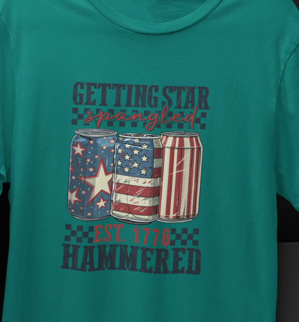 Getting Star Spangled Hammered T-shirt