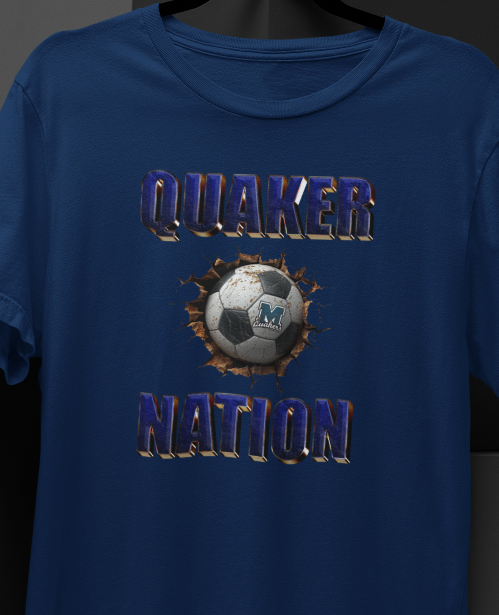 Quaker Nation Soccer T-shirt