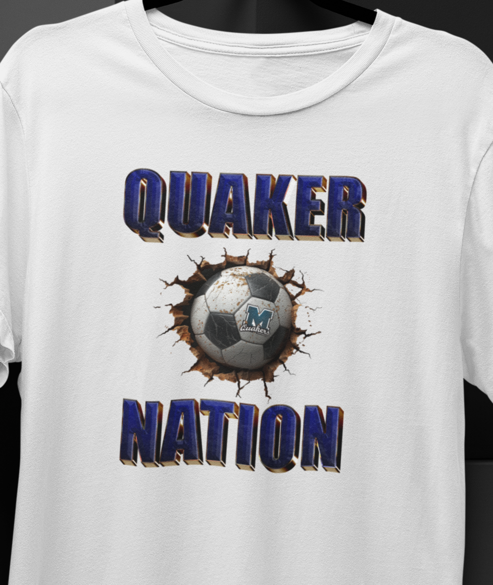 Quaker Nation Soccer T-shirt