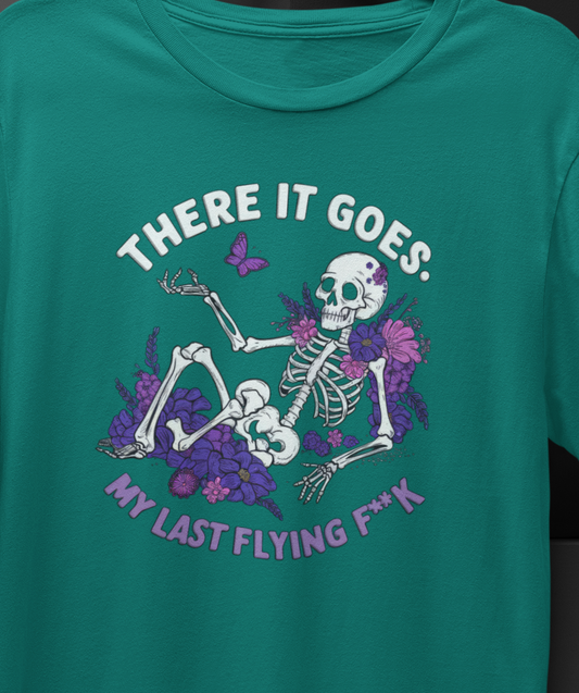 There it goes my last Flying f T-Shirt