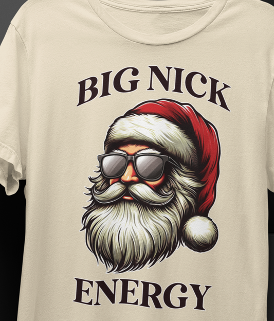 Big Nick Energy Christmas T-shirt