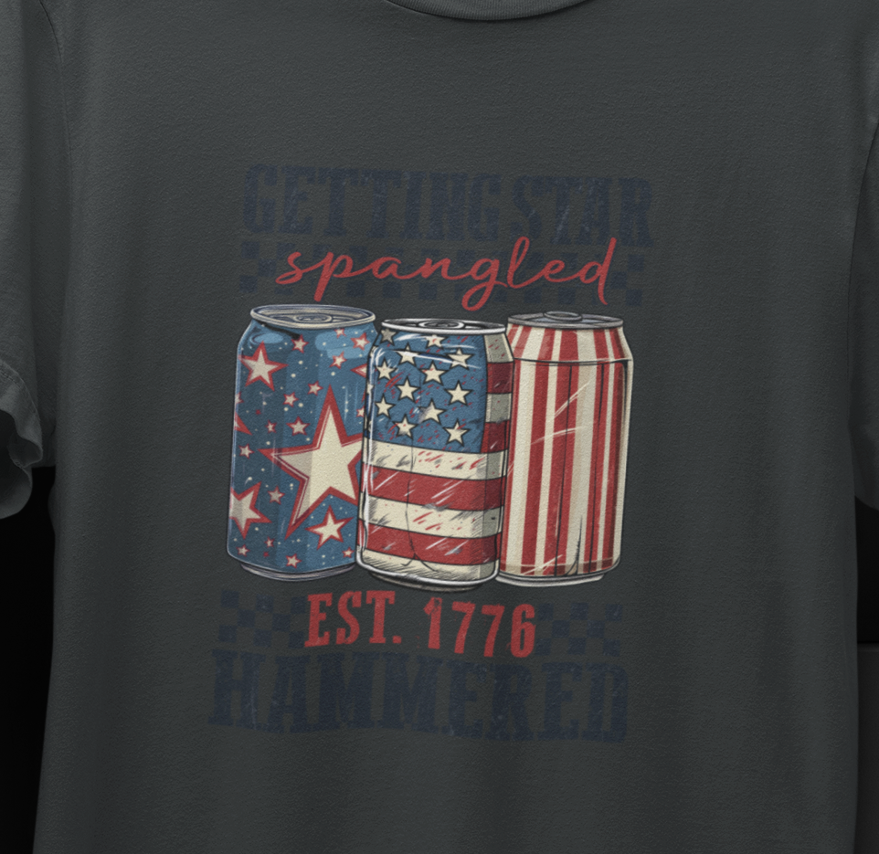 Getting Star Spangled Hammered T-shirt