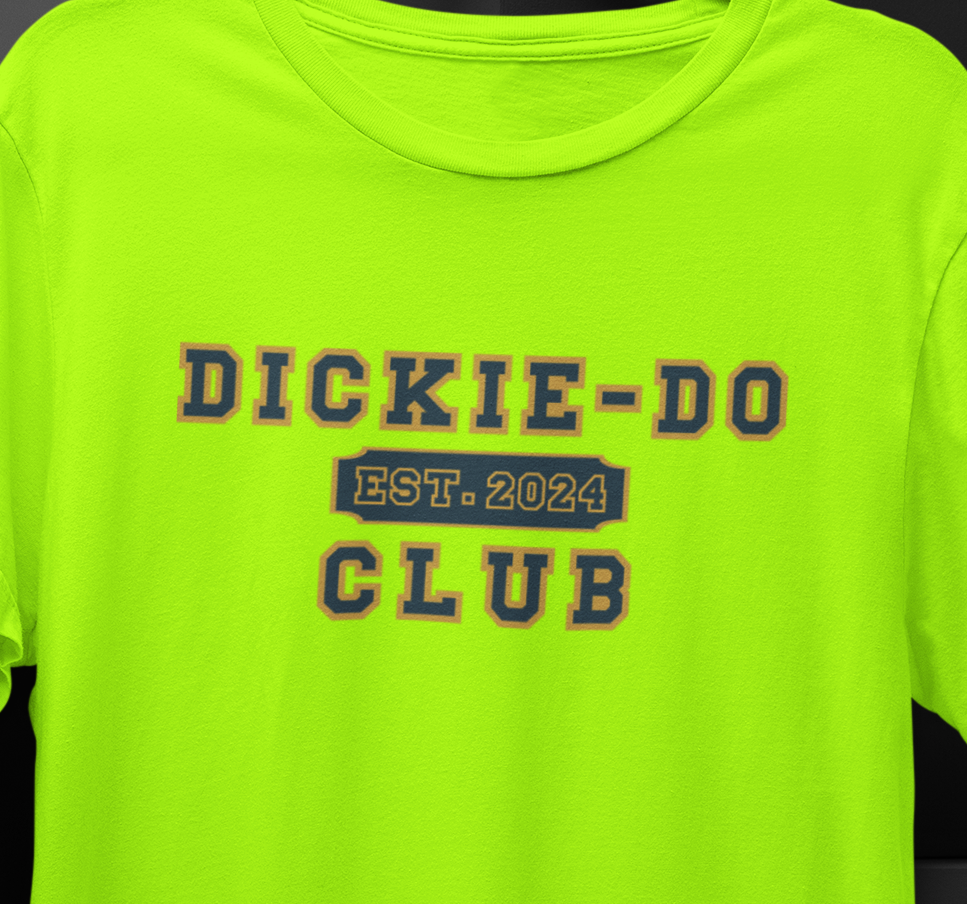 Dickie-Do Club T-shirt, dad gift, Menswear Tops