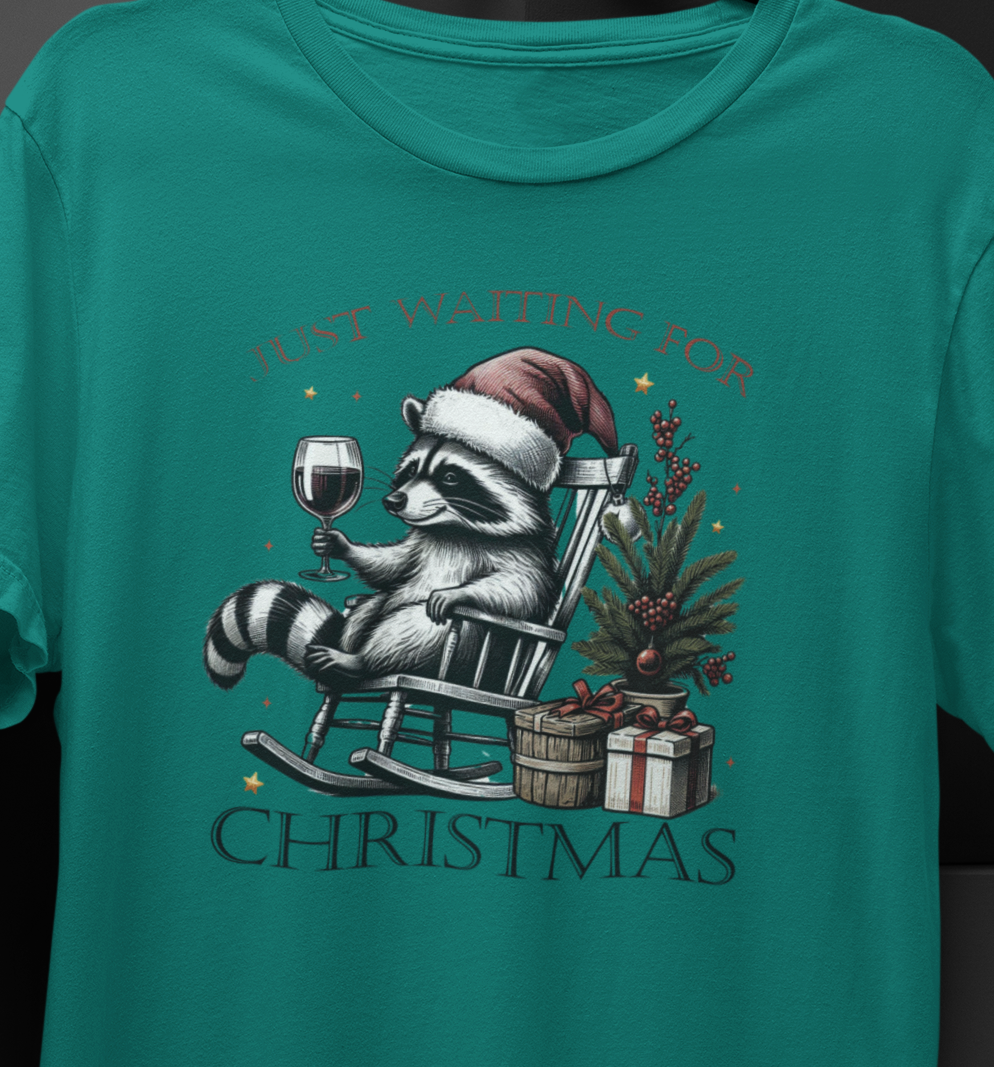 Just Waiting On Christmas T-shirt Womenswear