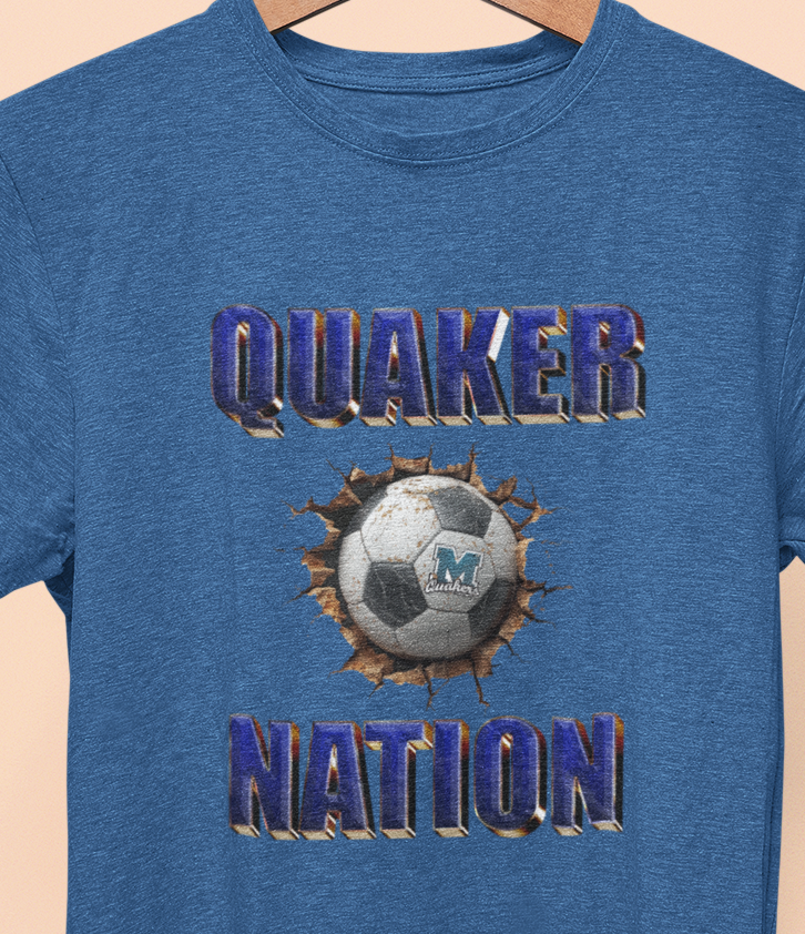 Quaker Nation Soccer T-shirt