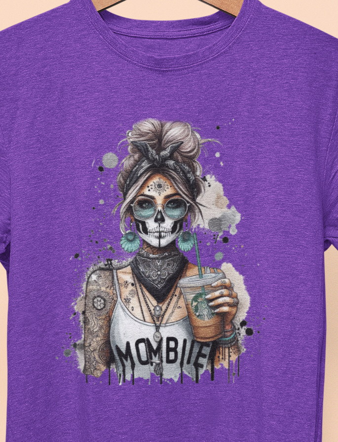 Mombie  T-Shirt colorful, artistic, sassy tattooed Beauty