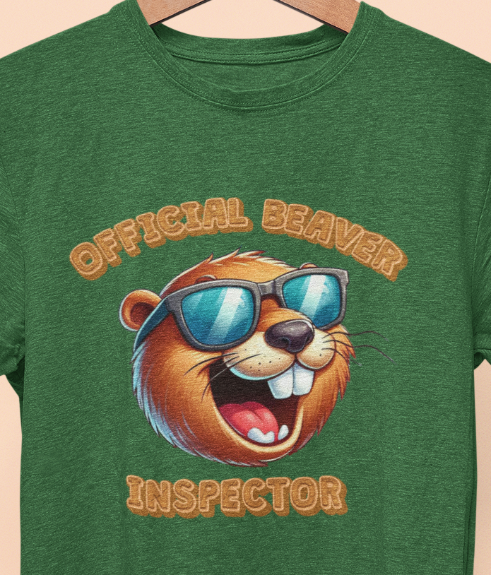 Official Beaver Inspector T-Shirt, funny