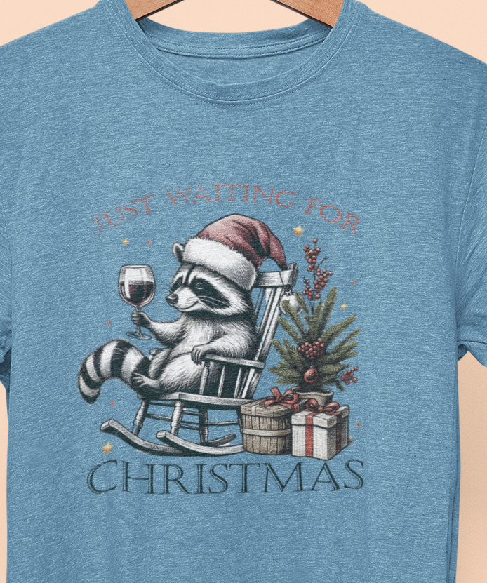 Just Waiting On Christmas T-shirt Womenswear