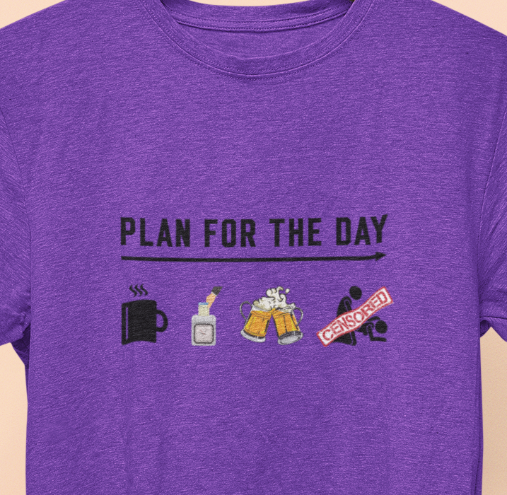 Plan for the day  T-shirt