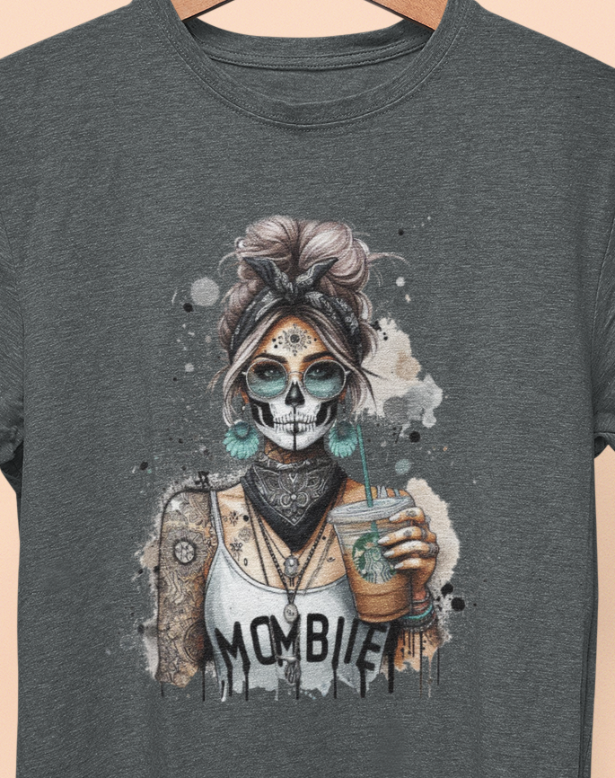 Mombie  T-Shirt colorful, artistic, sassy tattooed Beauty