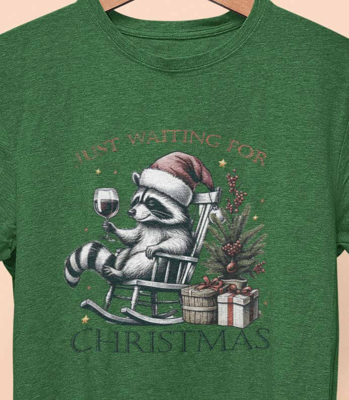 Just Waiting On Christmas T-shirt Womenswear