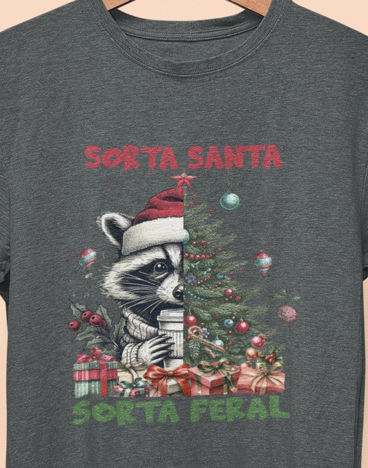 Sorta Santa, Sorta Feral T-shirt