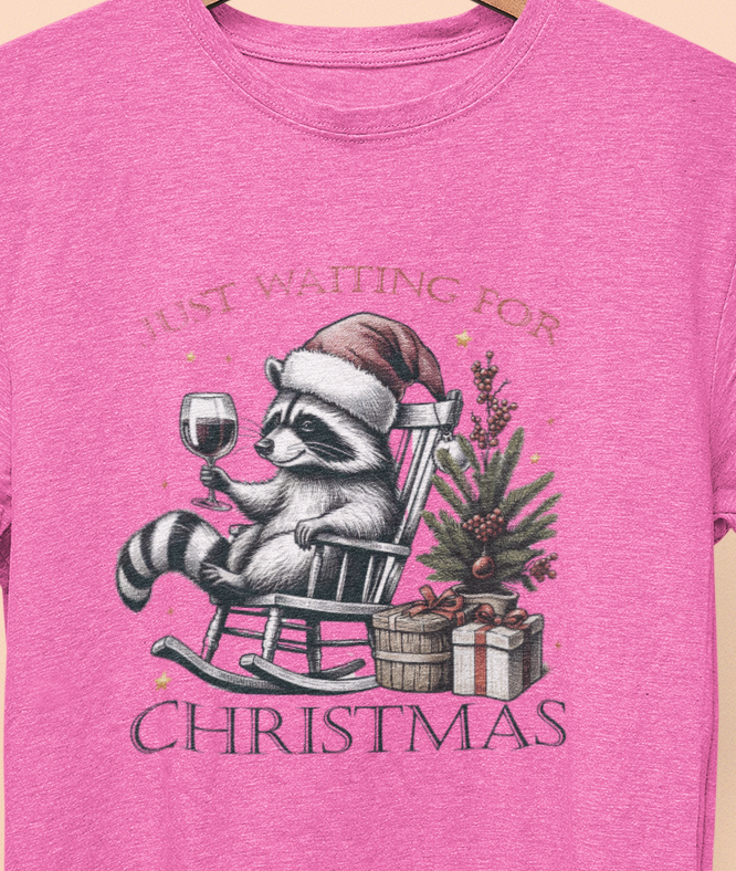 Just Waiting On Christmas T-shirt Womenswear