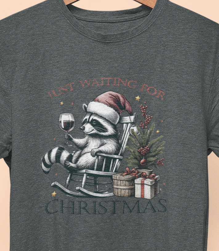 Just Waiting On Christmas T-shirt Womenswear