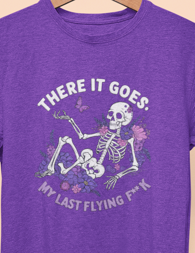 There it goes my last Flying f T-Shirt