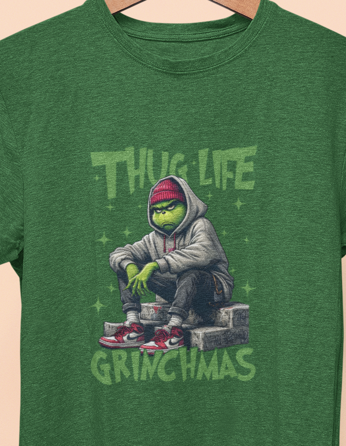 Thugs Life Grinchmas T-Shirt