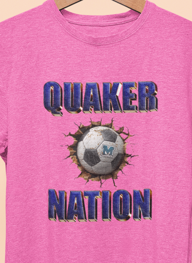 Quaker Nation Soccer T-shirt