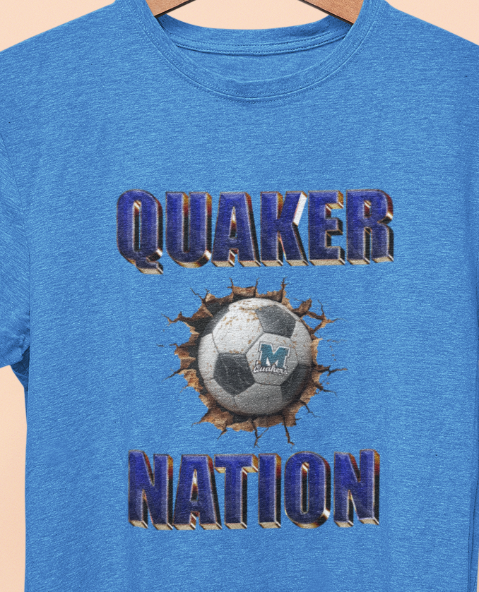 Quaker Nation Soccer T-shirt