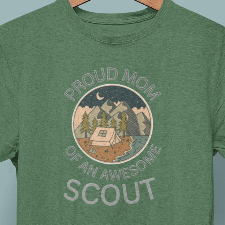 Proud Mom of an Awesome Scout T-shirt
